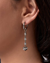 Load image into Gallery viewer, Elongated Enchantment - White hoop earring charm PREORDER