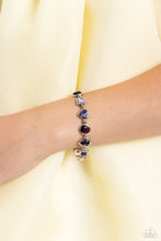 Load image into Gallery viewer, Abstract Admirer - Purple necklace + matching bracelet E008