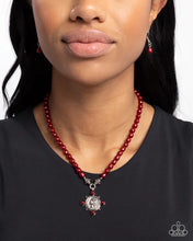 Load image into Gallery viewer, Athenian Affection - Red Necklace G107