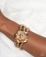 Load image into Gallery viewer, BLOOMING BACKGROUND - GOLD BRACELET DEC 2025 LOP C030/F031