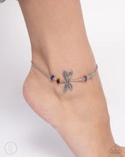 Load image into Gallery viewer, Dragonfly Dawn - multi anklet D002
