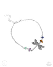 Load image into Gallery viewer, Dragonfly Dawn - multi anklet D002