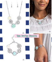 Load image into Gallery viewer, Tea Party Favors - Blue necklace D082
