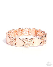 Load image into Gallery viewer, Handcrafted Heartthrob - Rose Gold Bracelet E071