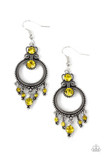 Load image into Gallery viewer, Palace Politics - yellow earring C033