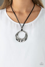 Load image into Gallery viewer, Tectonic Treasure - silver necklace C033
