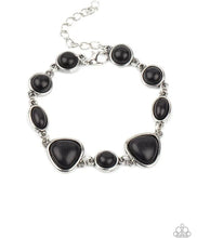 Load image into Gallery viewer, Geographically Gorgeous - Black Necklace plus matching bracelet 2236