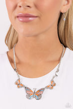 Load image into Gallery viewer, The Flight Direction - orange necklace D008