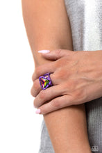 Load image into Gallery viewer, Triangle Tyrant - Purple ring D032