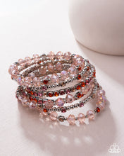 Load image into Gallery viewer, Sizzling Stack - Multi coil bracelet PINK DIAMOND EXCLUSIVE C020