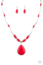 Load image into Gallery viewer, Explore the Elements - red necklace 904