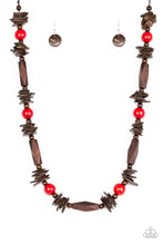 Load image into Gallery viewer, Cozumel Coast - Red necklace A063