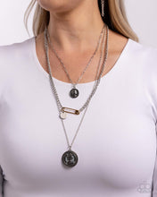Load image into Gallery viewer, Sunset Safety - Silver necklace A033