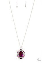 Load image into Gallery viewer, Noble Reflection - pink necklace B099