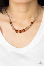 Load image into Gallery viewer, Turn Up The Tea Lights - Brown Necklace B101