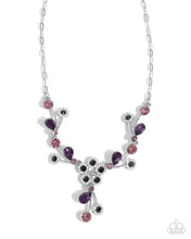 Load image into Gallery viewer, Blossom Queen - Purple necklace F020