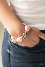 Load image into Gallery viewer, Welcome To The Big Leagues - Pink necklace + matching bracelet B094