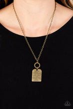 Load image into Gallery viewer, Persevering Philippians - Brass necklace A038