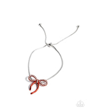 Load image into Gallery viewer, 2 pc SET: Bombshell Bow - Red necklace + Bracelet G033