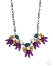 Load image into Gallery viewer, Folklore Flair - Purple Necklace G033