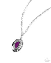 Load image into Gallery viewer, Cover Story - Purple necklace G034
