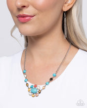 Load image into Gallery viewer, Enigmatic Ease - Blue Necklace G035