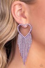 Load image into Gallery viewer, Sumptuous Sweethearts - Purple earring A039