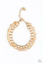 Load image into Gallery viewer, Block Party Princess - Gold necklace plus matching bracelet 1556
