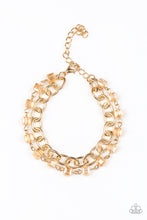 Load image into Gallery viewer, Block Party Princess - Gold necklace plus matching bracelet 1556