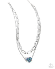 Load image into Gallery viewer, Electric Energy - Blue necklace D082