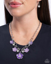 Load image into Gallery viewer, Secretive Sprig - Purple Necklace G107