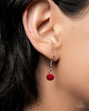 Load image into Gallery viewer, TEARDROP TALE - RED NECKLACE OCT 2025 LOP C003