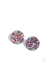 Load image into Gallery viewer, Radiant Ripples - Pink post earring PINK DIAMOND EXCLUSIVE C008