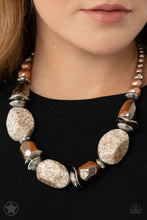 Load image into Gallery viewer, In Good Glazes - Peach necklace 1887