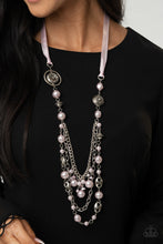 Load image into Gallery viewer, All The Trimmings - Pink necklace A040