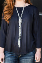 Load image into Gallery viewer, SCARFed for Attention - Silver NECKLACE B013