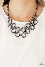 Load image into Gallery viewer, Work, Play, and Slay - Black necklace B093