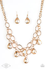 Load image into Gallery viewer, Show-Stopping Shimmer - Gold necklace 522