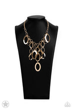 Load image into Gallery viewer, A Golden Spell - Gold blockbuster necklace 540