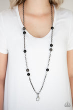 Load image into Gallery viewer, Fashion Fad - black lanyard 749
