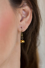 Load image into Gallery viewer, Crystal Carriages - brass necklace 771