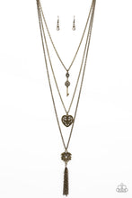 Load image into Gallery viewer, Love Opens All Doors - Brass necklace 1771