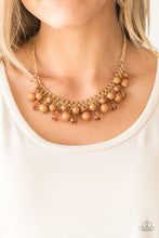 Load image into Gallery viewer, Tour de Trendsetter - Brown necklace 1606