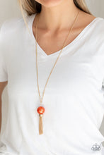 Load image into Gallery viewer, Belle of the BALLROOM - Orange necklace 1522