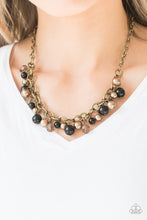 Load image into Gallery viewer, The GRIT Crowd - Black necklace plus matching bracelet Grit and Glamour - Black 502