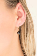 Load image into Gallery viewer, The GRIT Crowd - Black necklace plus matching bracelet Grit and Glamour - Black 502