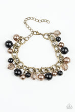 Load image into Gallery viewer, The GRIT Crowd - Black necklace plus matching bracelet Grit and Glamour - Black 502
