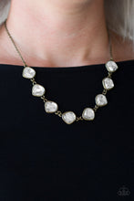 Load image into Gallery viewer, $2 pc SET: The Imperfectionist - Brass necklace + bracelet Perfect Imperfection - Brass E094