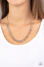 Load image into Gallery viewer, Sailing The Seven Seas - Orange necklace plus Aquatic Adventure - Orange bracelet (2061)