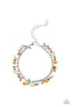 Load image into Gallery viewer, Sailing The Seven Seas - Orange necklace plus Aquatic Adventure - Orange bracelet (2061)